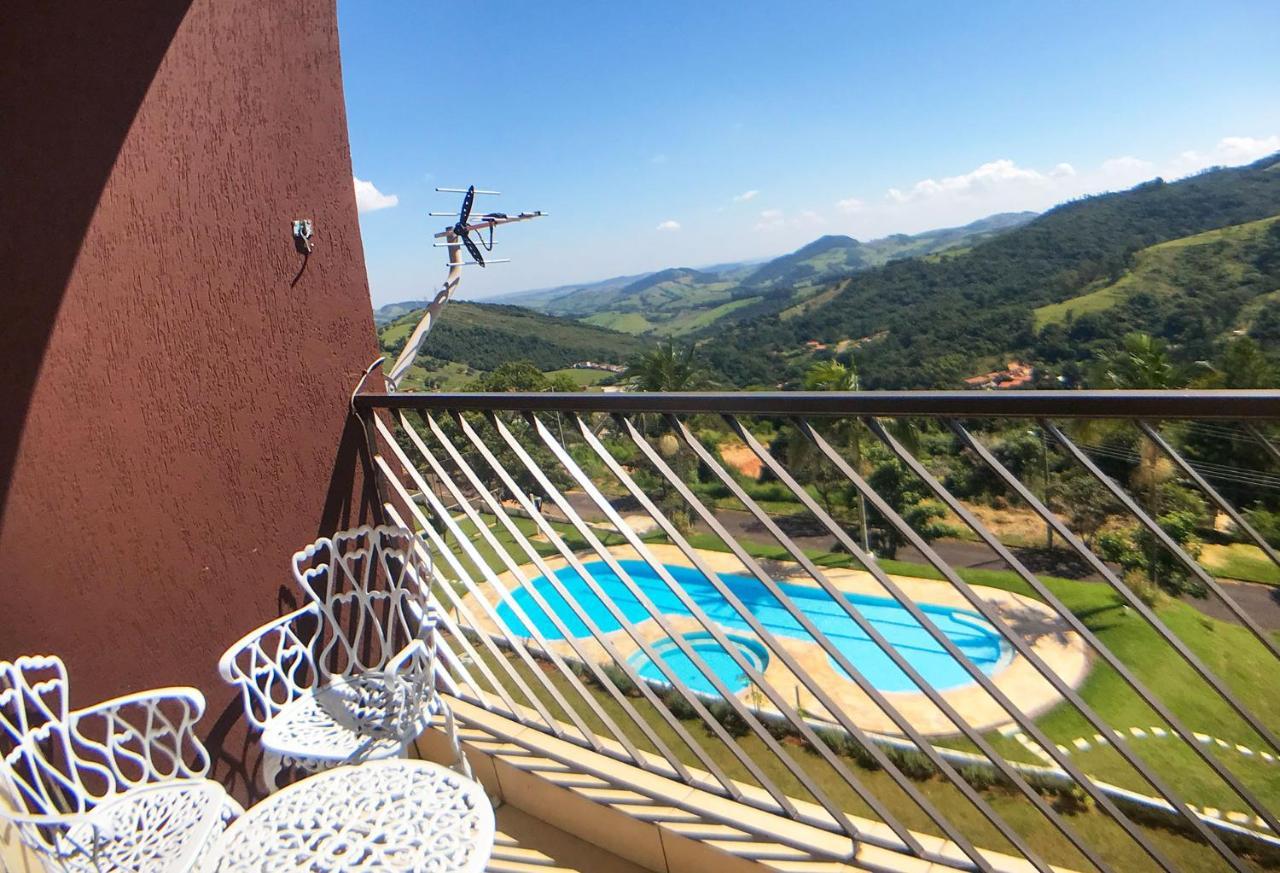 Apto C Lazer E Linda Vista Verde Aguas De Lindoia Luaran gambar